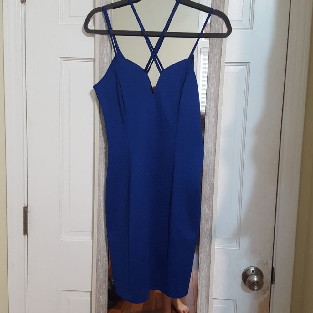 Guess Los Angeles royal blue dress